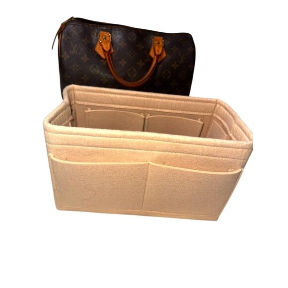 Vintage Louis Vuitton Monogram Speedy 30 Handbag Brown Canvas & Leather Handles - Picture 10 of 16